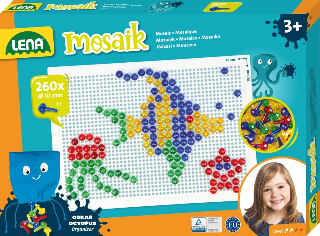 E-shop Lena Mozaika klobouček 1 cm krystal 260 ks