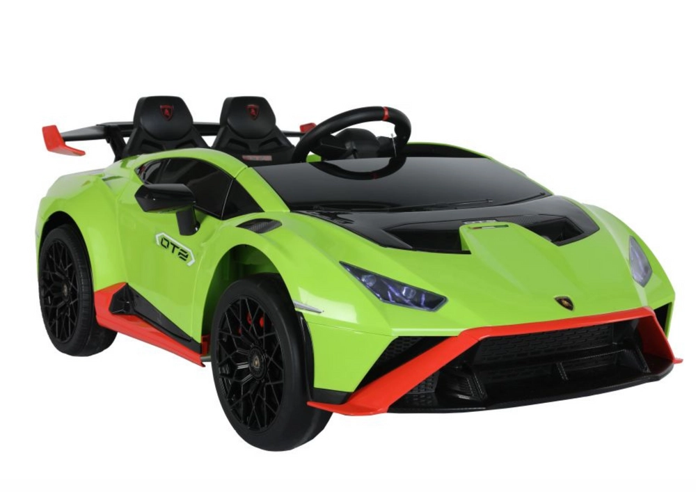 Lean Cars Elektrická autíčko Lamborghini STO Drift 2x45W batéria 24V 4,5Ah 2024 zelená