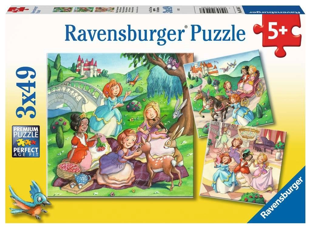 E-shop RAVENSBURGER Malé princezny 3x49 dielov