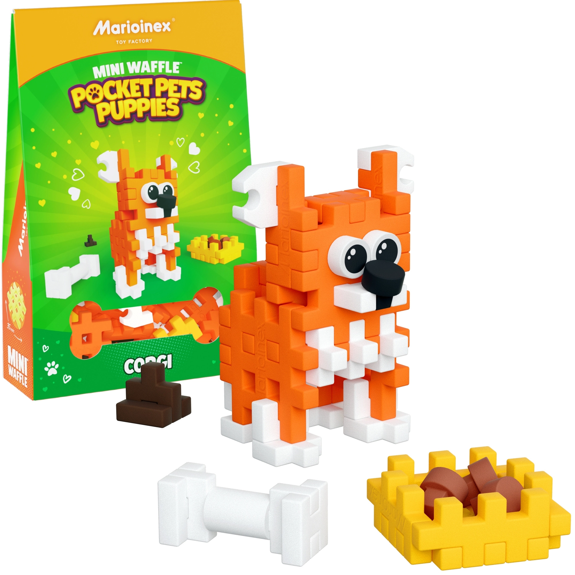 E-shop Stavebnica Mini Waffle Pocket Pets – corgi