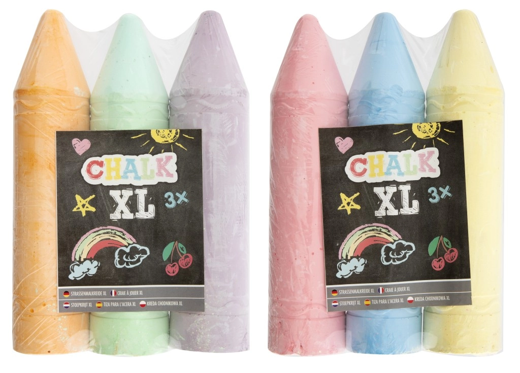 E-shop Farebné kriedy XL - 3 ks