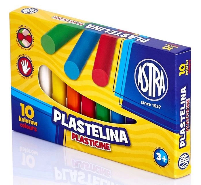E-shop Astra Plastelína hranatá 10 farieb (7498)