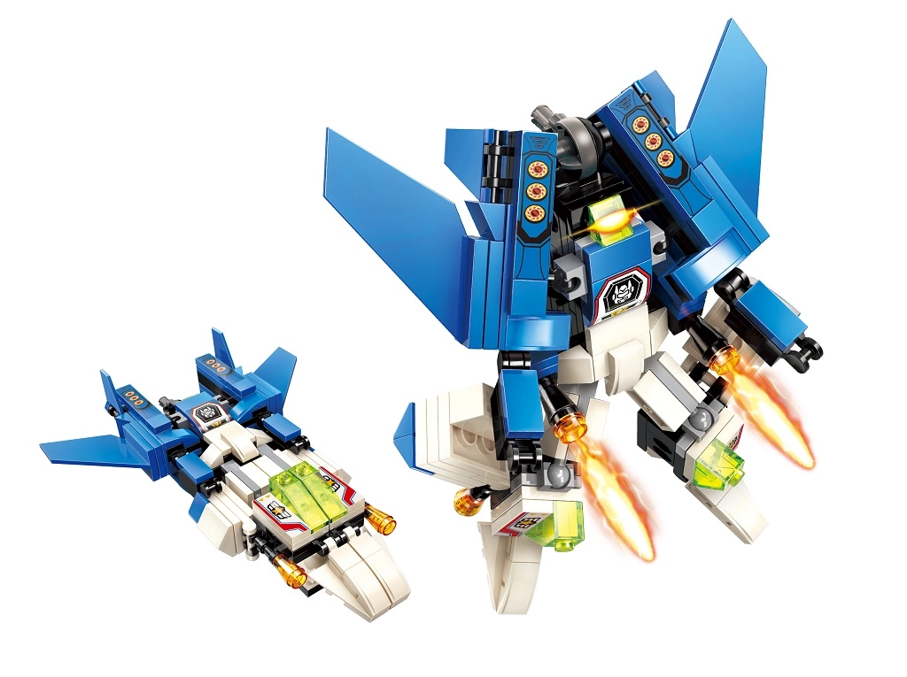 E-shop Qman Guardian of Star 's Core 3102-6 Vojnové lietadlo "Wind" 2v1