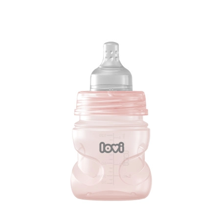 E-shop Lovi dojčenská fľaša trends 120 ml ružová