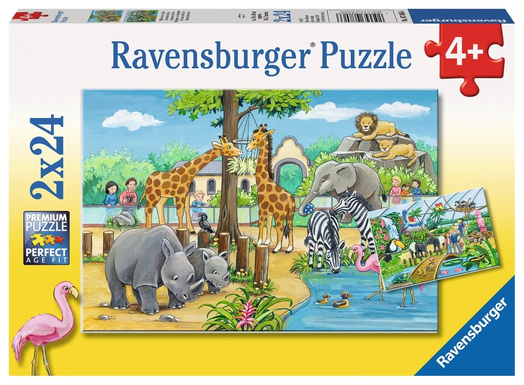 E-shop Ravensburger Vítejte v Zoo 2 x 24 dielov