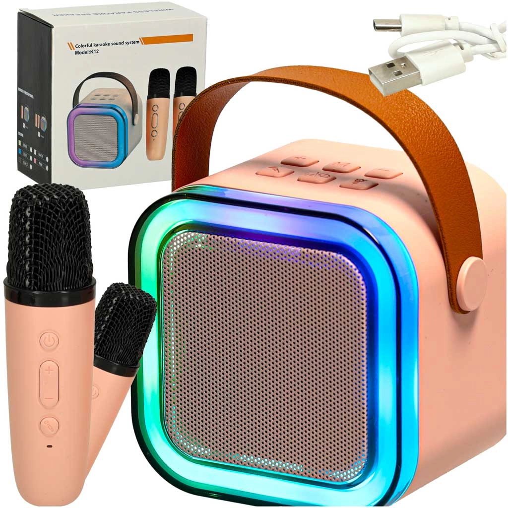 Všetko v jednom karaoke set s Bluetooth a LED