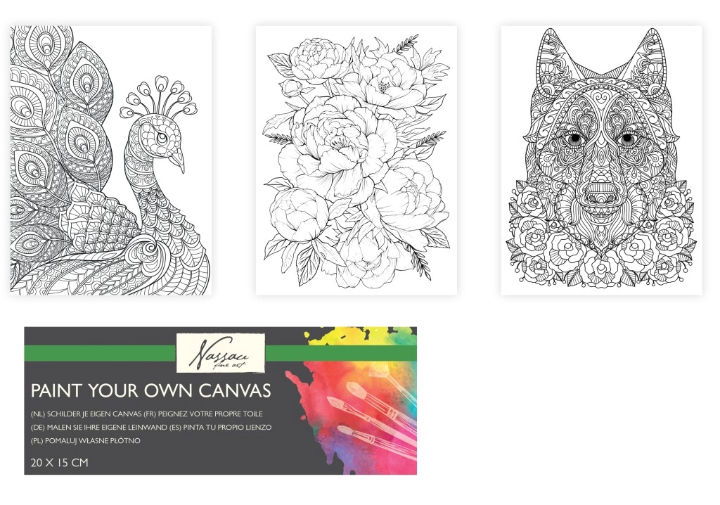 E-shop Maľovanie na predtlačené plátno 20x15 cm