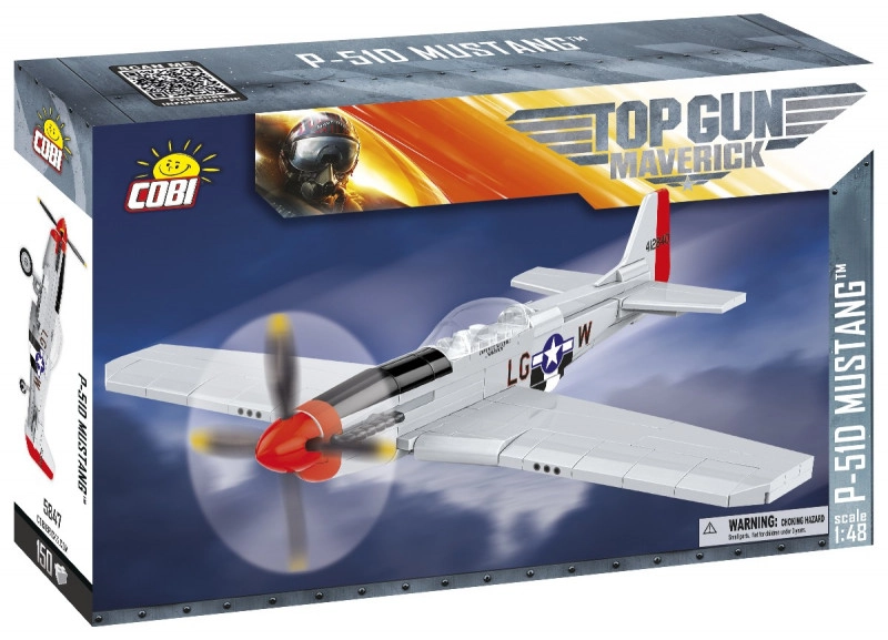 E-shop Cobi 5847 TOP GUN Maverick 1:48 Americké stíhacie lietadlo North American P-51D Mustang