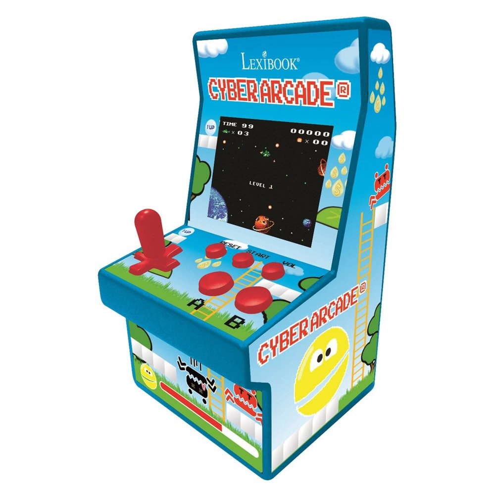 E-shop Mini arkádová konzola LEXIBOOK Cyber Arcade 2,8" – 200 hier