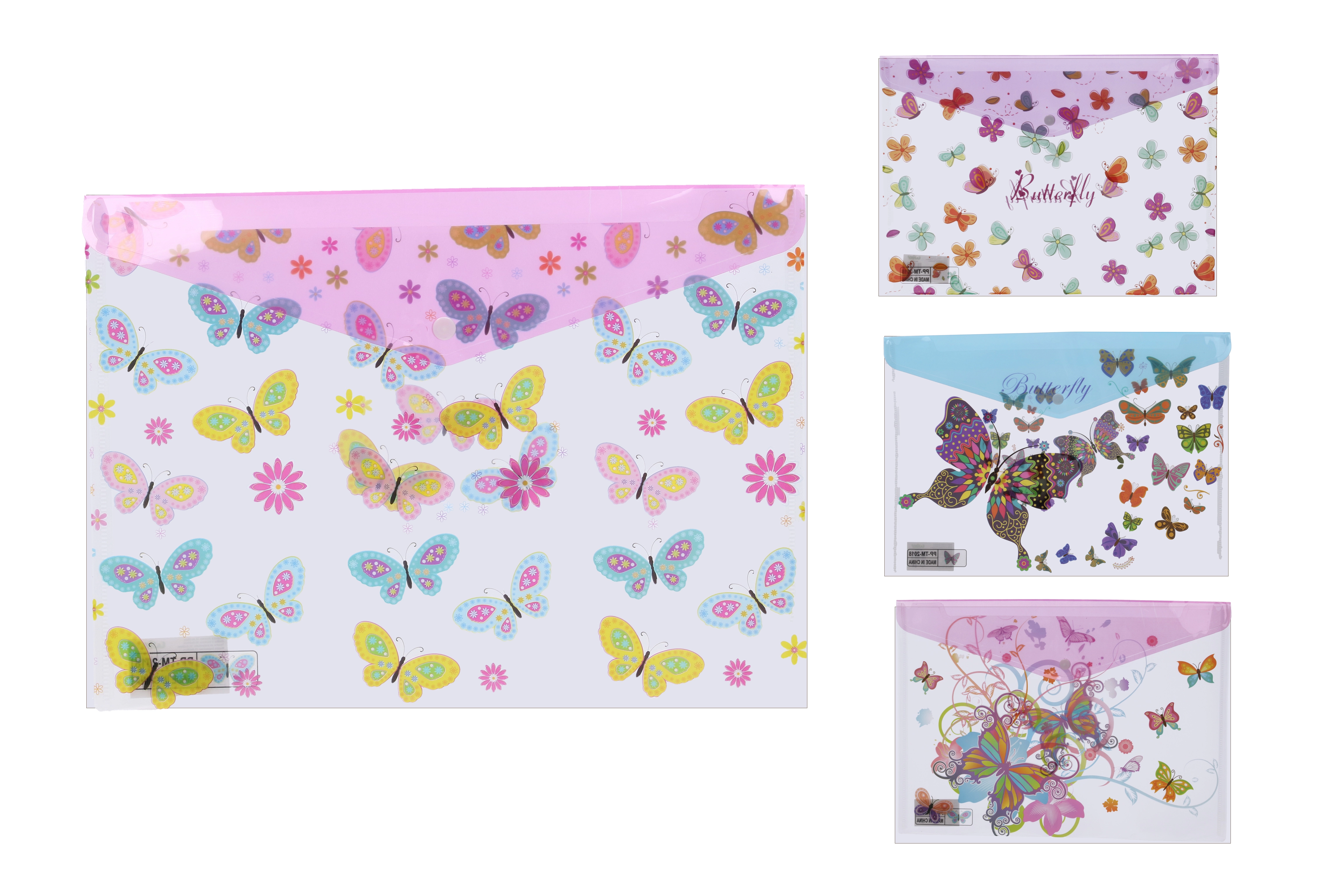 E-shop Zložka s cvokom 35,8x26 cm - Motýľ