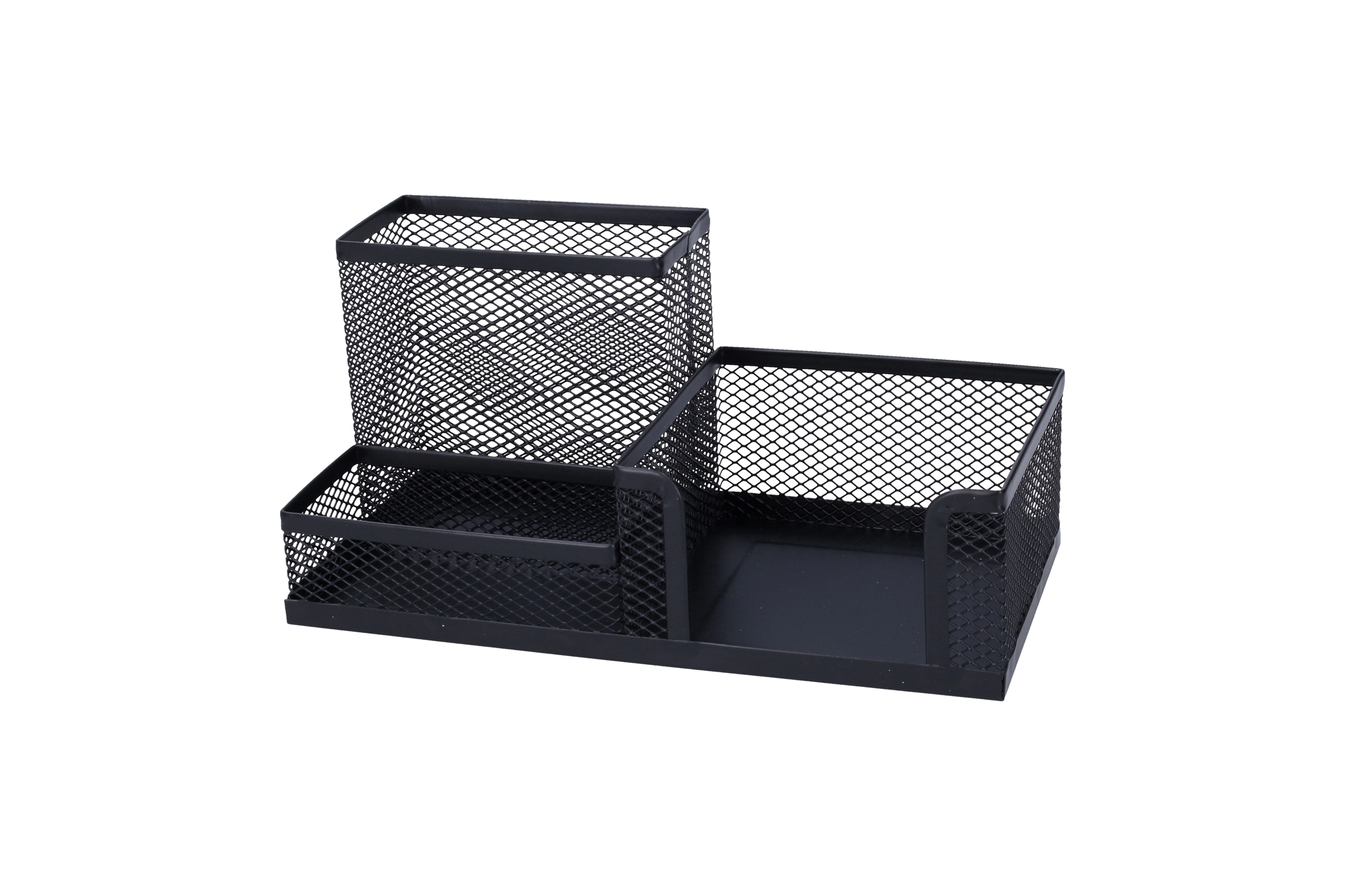 E-shop Kancelársky stojan na písacie potreby, čierny drôt, set 20,3 × 10,4 × 9,5 cm
