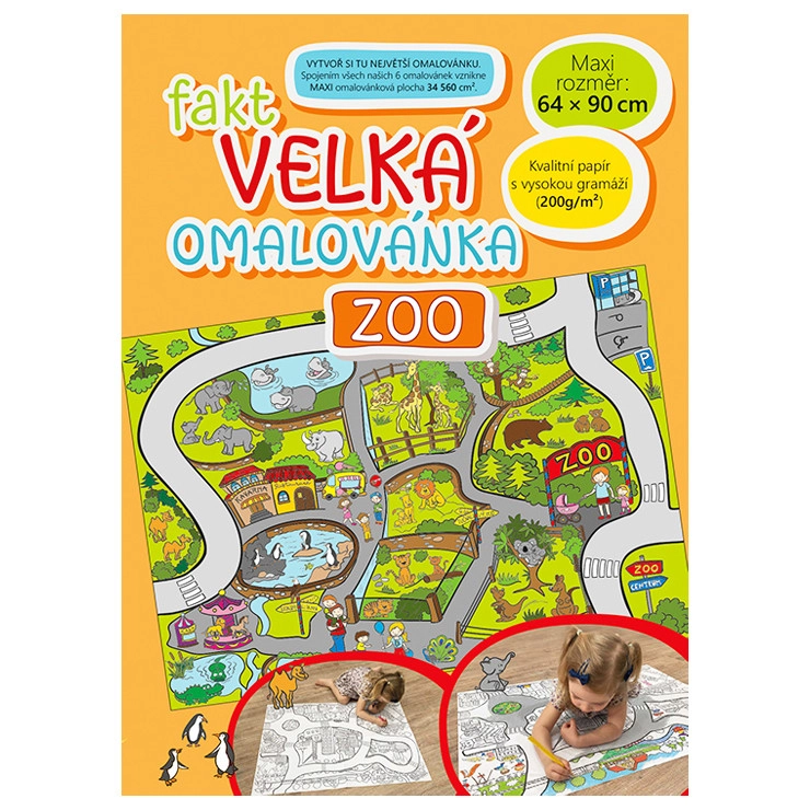 Fakt velká omalovánka ZOO