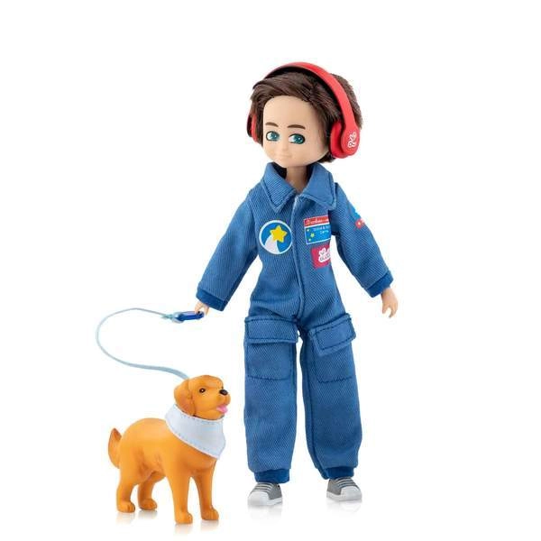 E-shop Lottie Finn panáčik so psíkom a astronautskými doplnkami