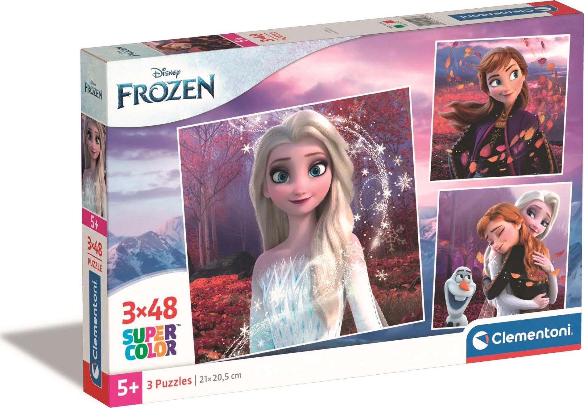 Clementoni Puzzle Ľadové Kráľovstvo 3x48 Dielikov