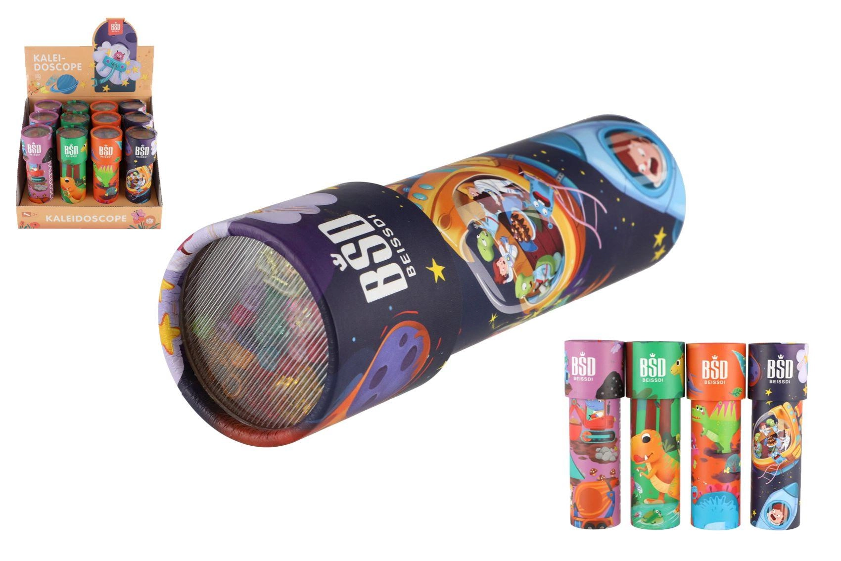 Detský kaleidoskop dinosaury 17 cm