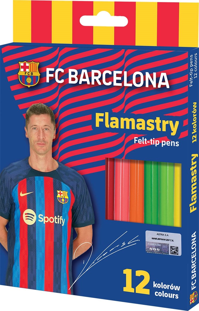 E-shop Fixky ASTRA FC Barcelona, 12 farieb (mix)