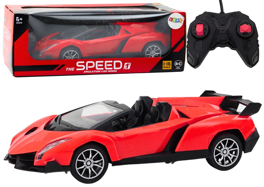 E-shop Športová zábava s RC autom 1:16, červené