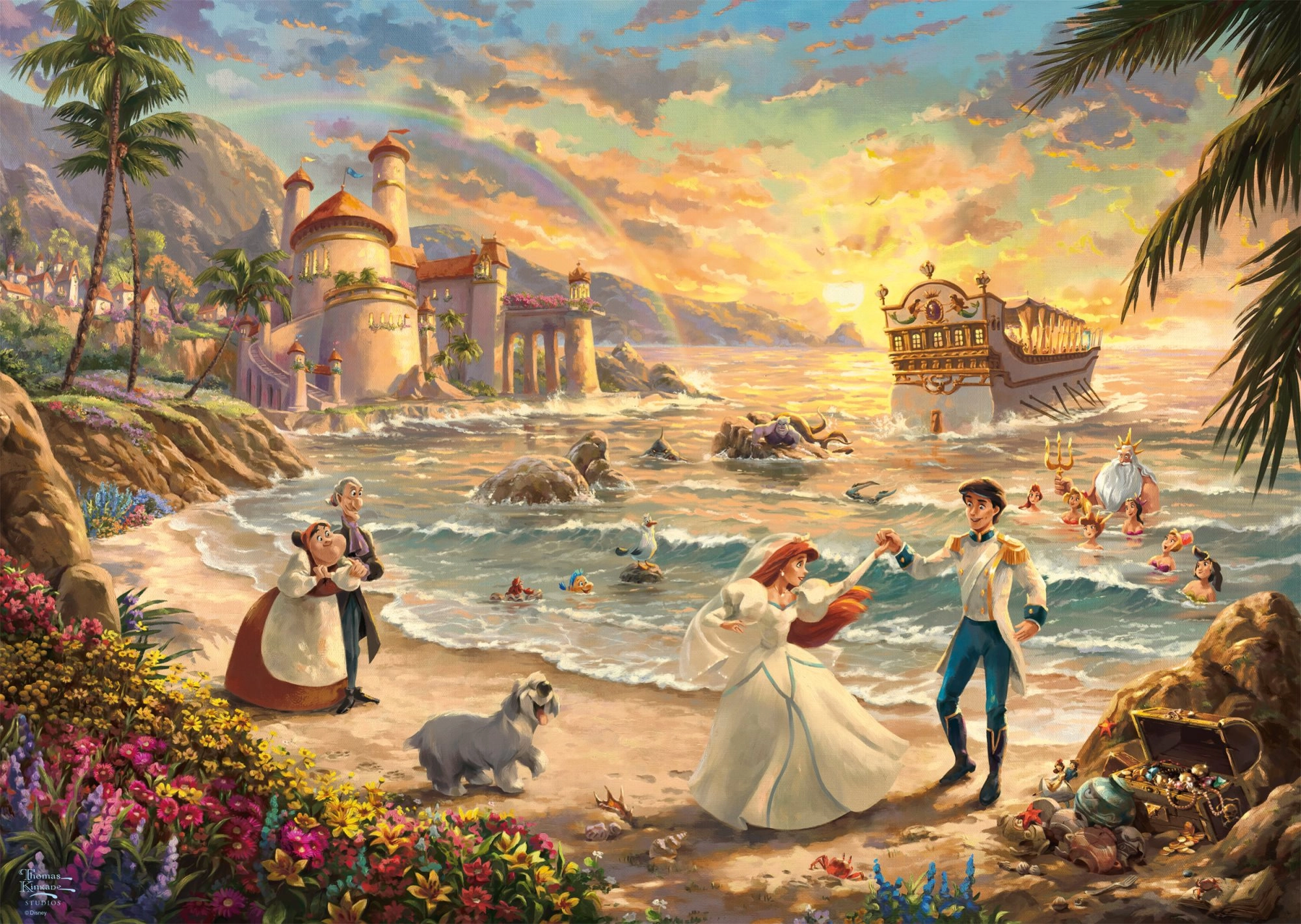 SCHMIDT Disney Malá mořská víla Oslava lásky 1000 dielov