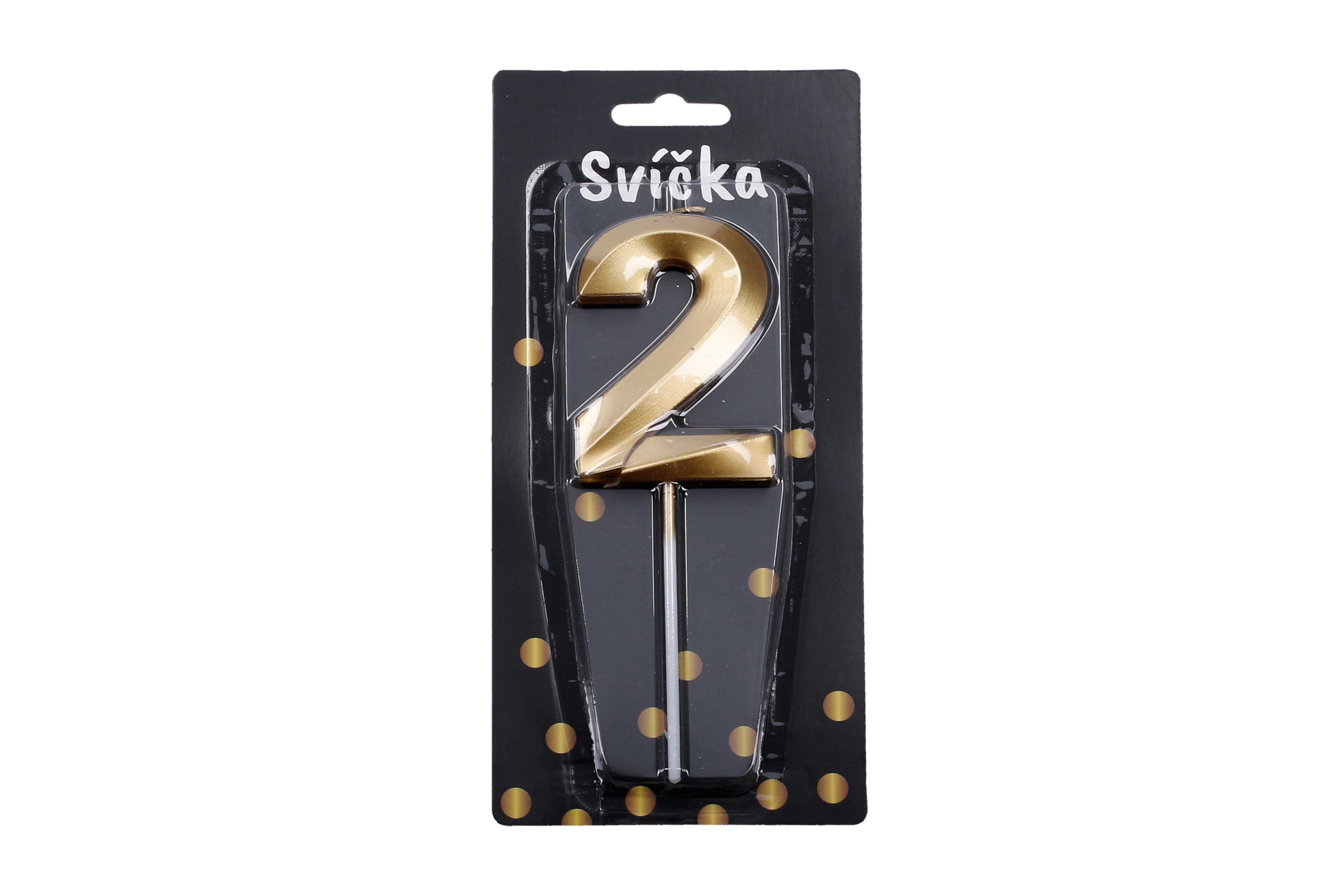 E-shop WIKY Sviečka tortová Párty zlatá č. 2