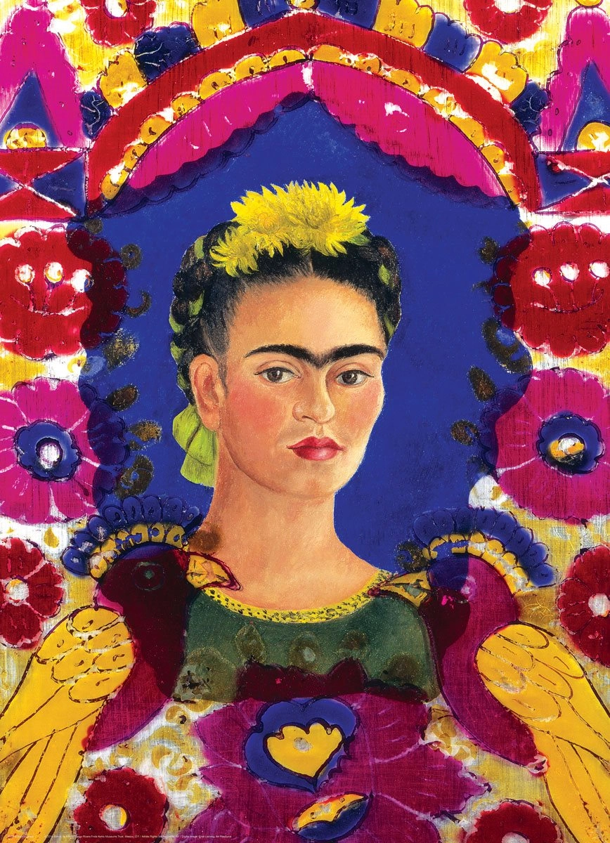 E-shop Eurographics Portrét Frídy Kahlo v rámu 1000 dielov