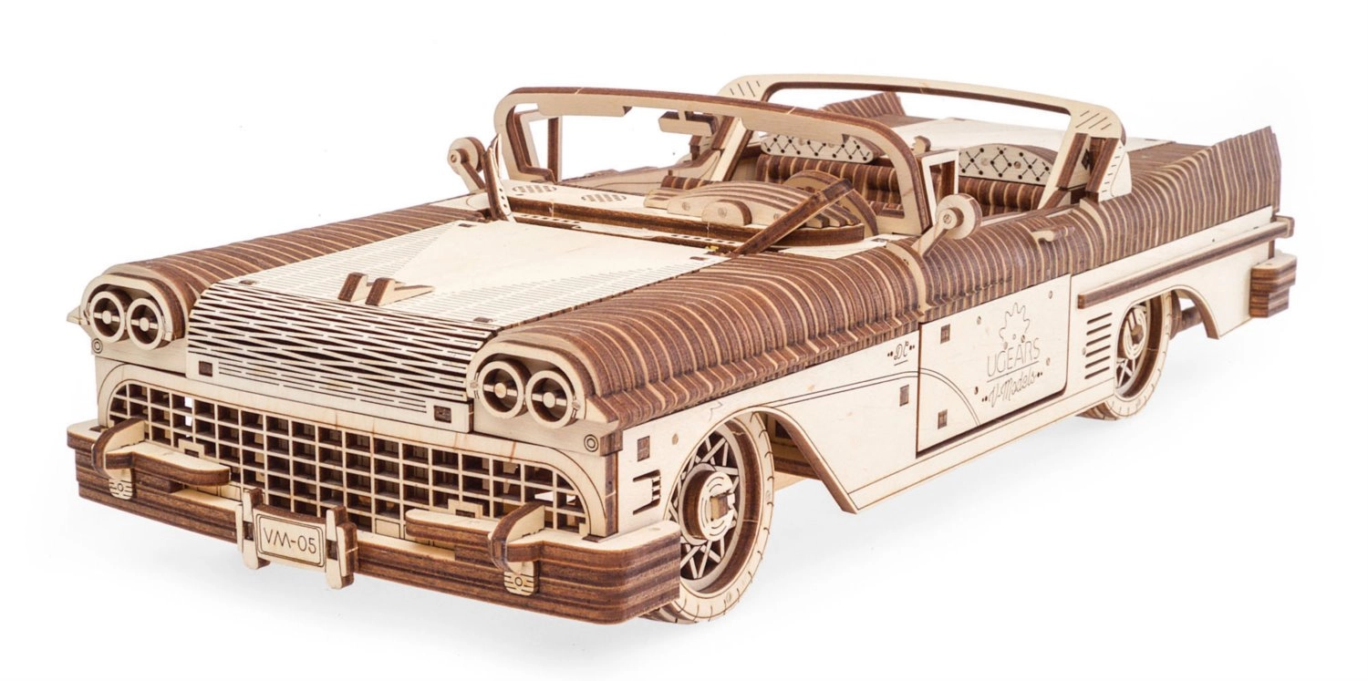 E-shop Ugears 3D Puzzle Dream Cabriolet VM-05 739 ks