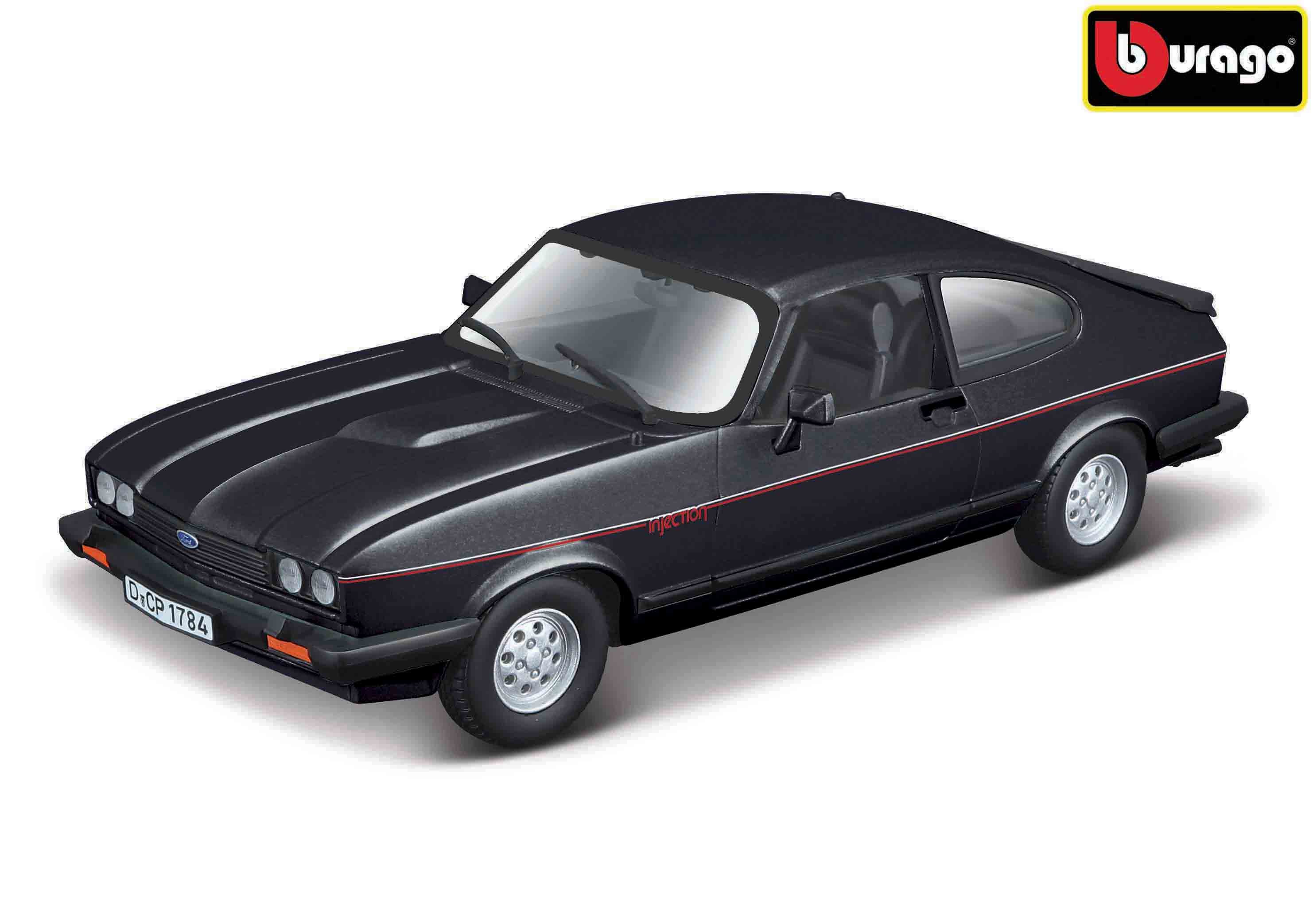 E-shop Bburago Plus Ford Capri 1982 light černá BB21093BK 1:24