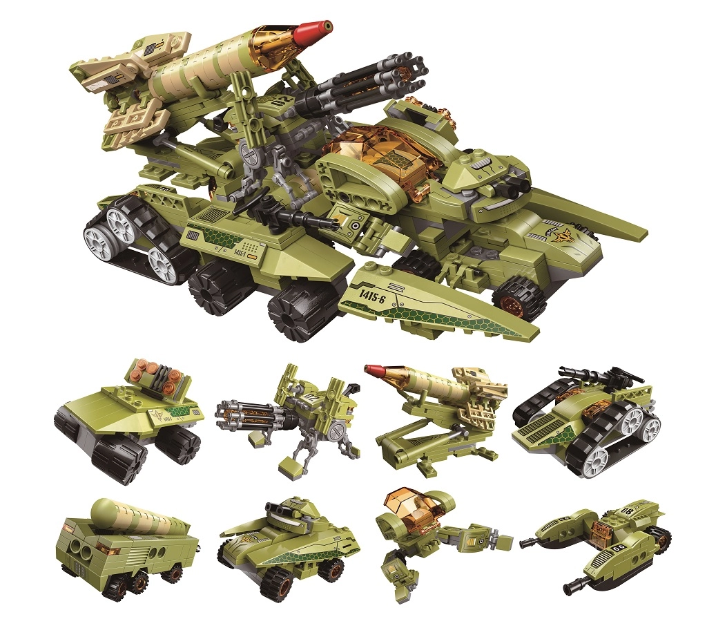 E-shop Qman Thunder Expedition bojové vozidlo – mini stavebnica
