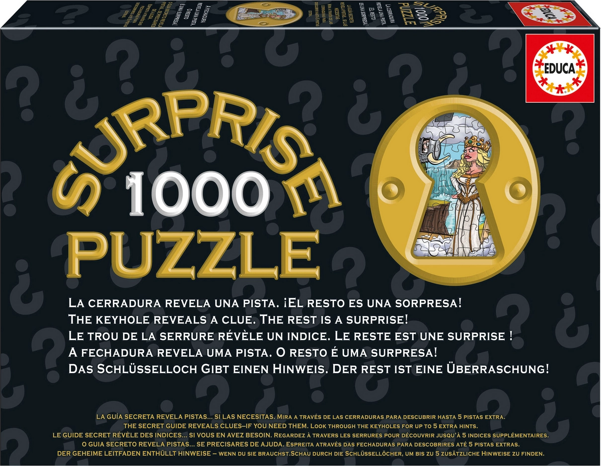 surprise puzzle okrúhly stôl rytierov 1000 dielikov