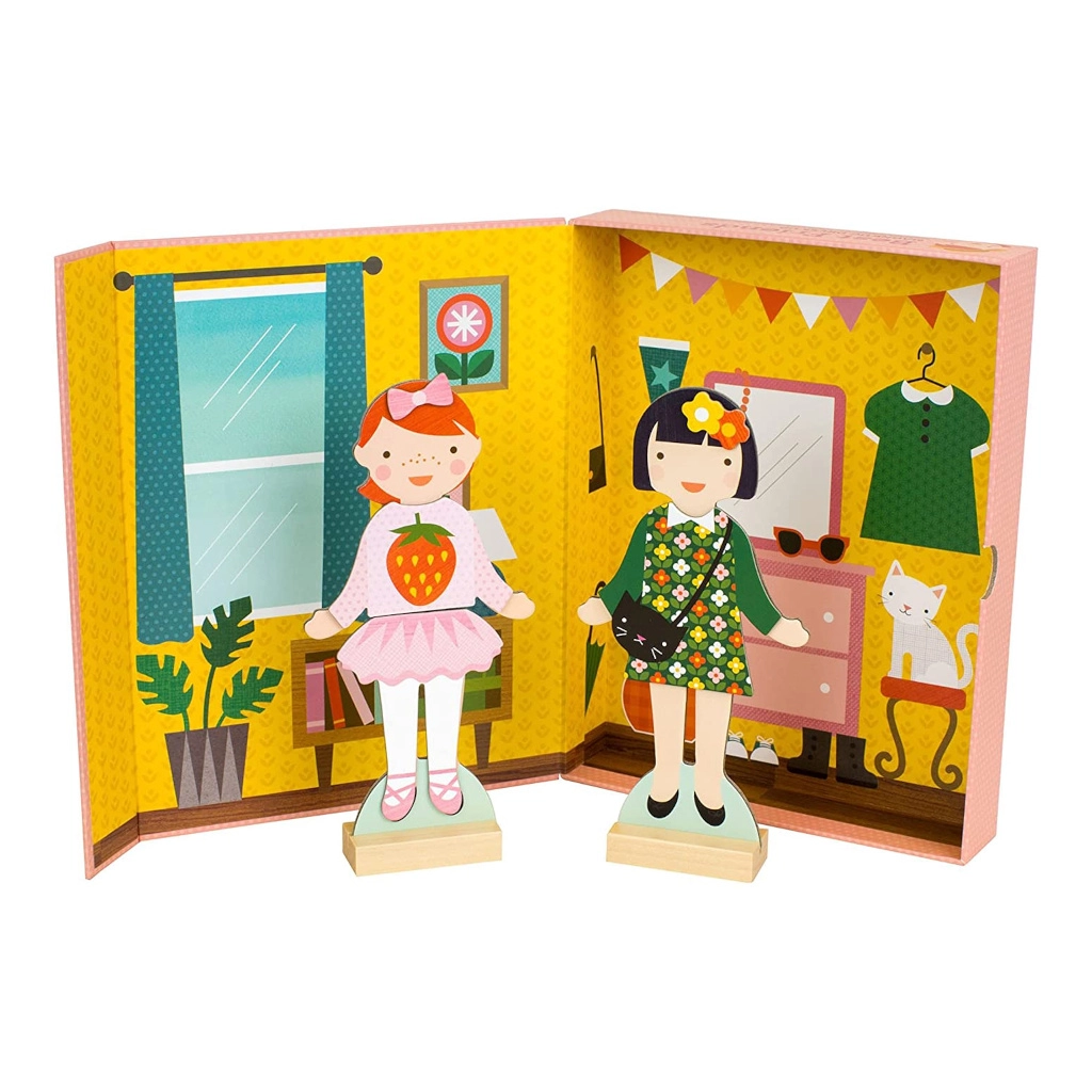 E-shop Petit Collage magnetické puzzle Nejlepší kamarádky