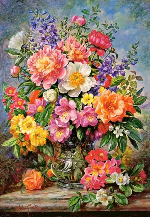 E-shop Castorland Williams June flowers in radiance 1000 dielov
