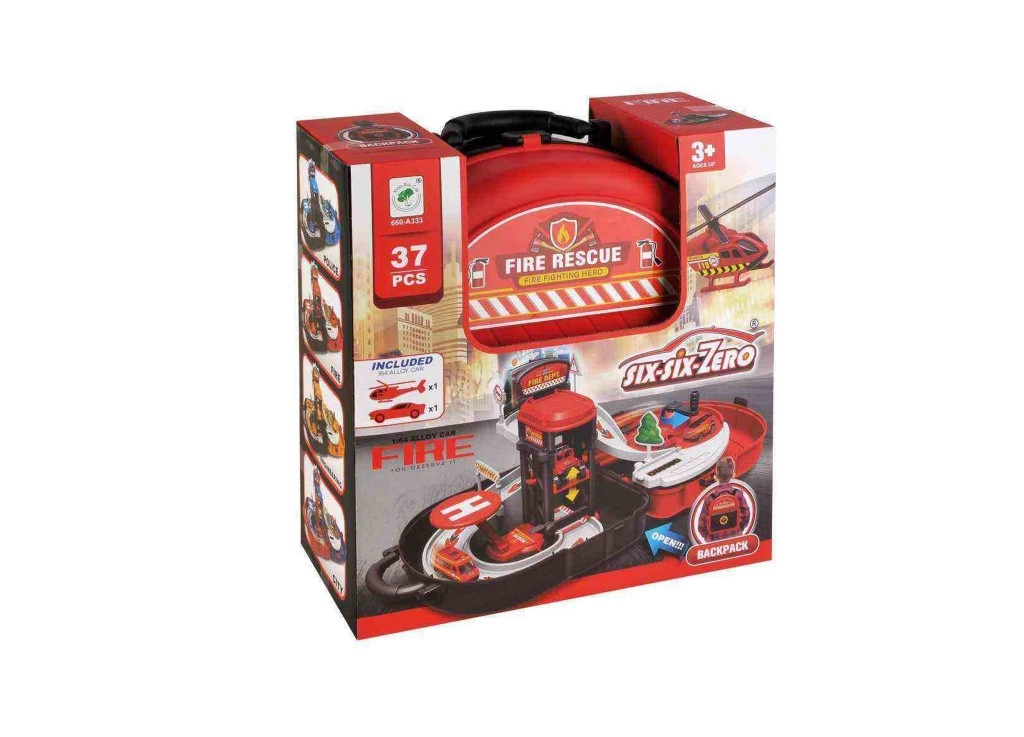 E-shop Alltoys Hrací set v batôžku Hasiči