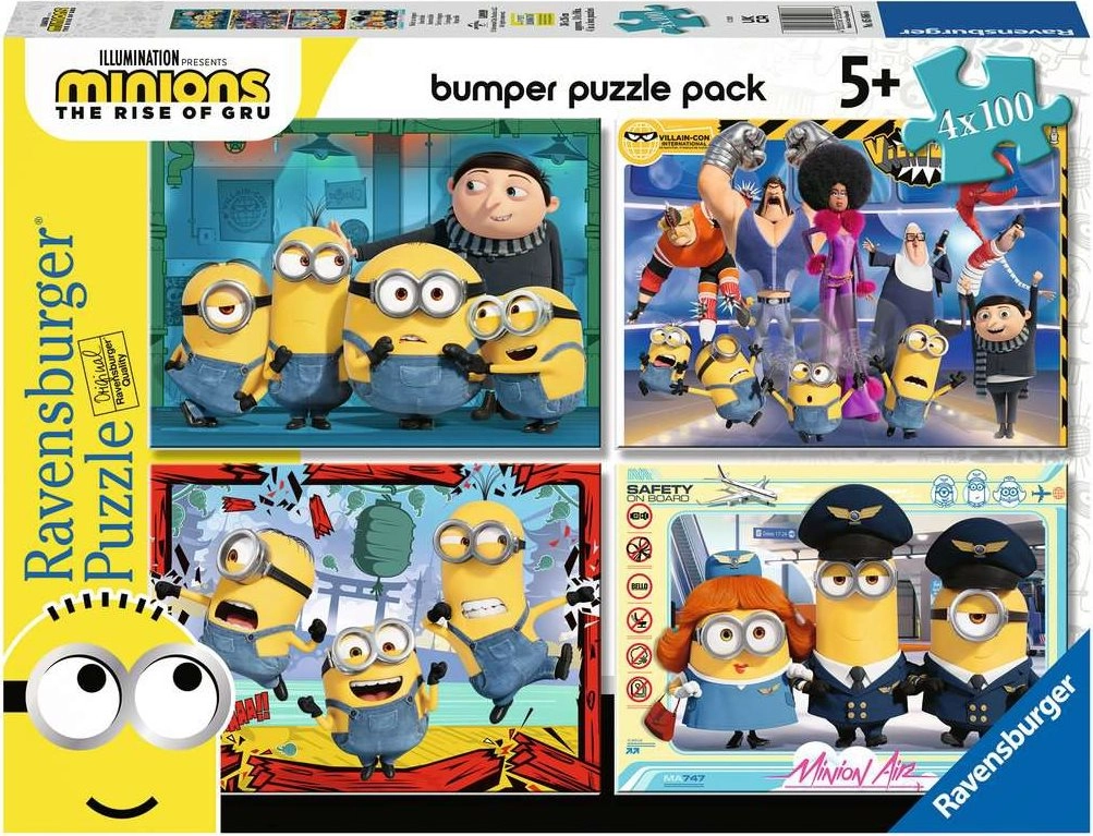 E-shop RAVENSBURGER Mimoni 2 Padouch přichází 4x100 dielov