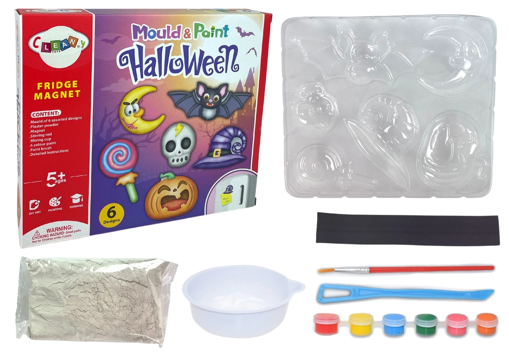 E-shop LEAN TOYS DIY súprava na odlievanie sadry magnety Halloween