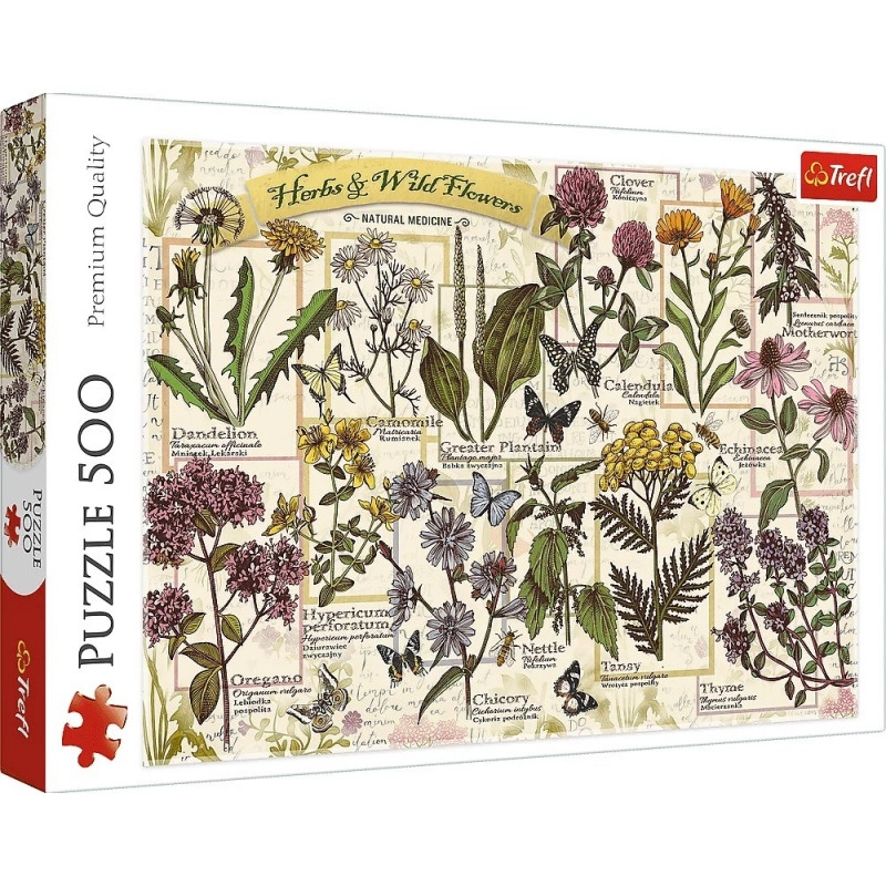 E-shop TREFL Herbarium Léčivé byliny 500 dielov
