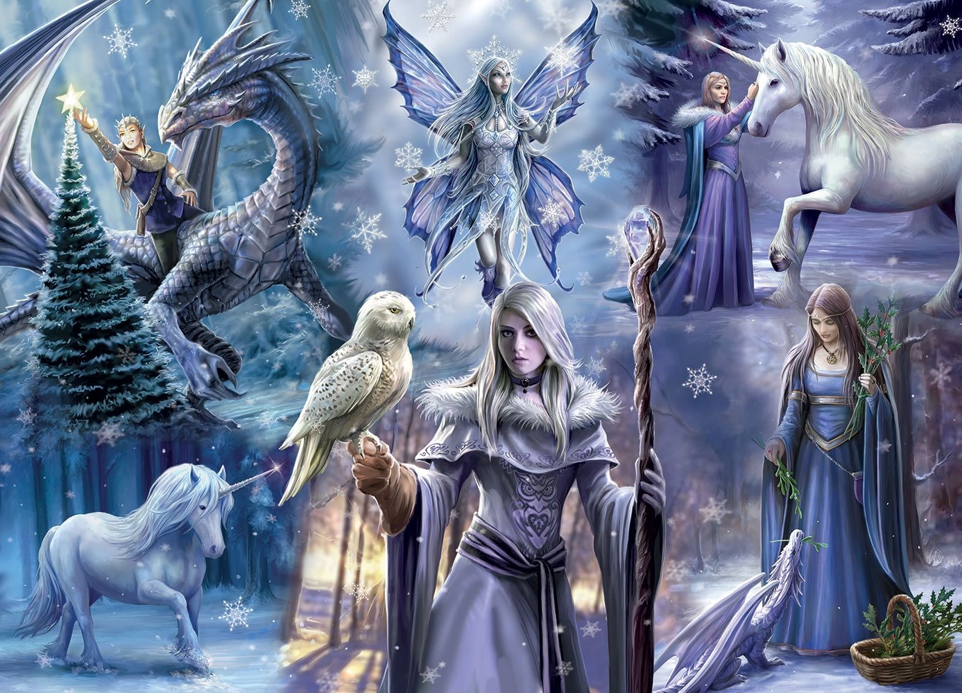 E-shop BlueBird Anne Stokes Zimná fantázia 1000 dielov