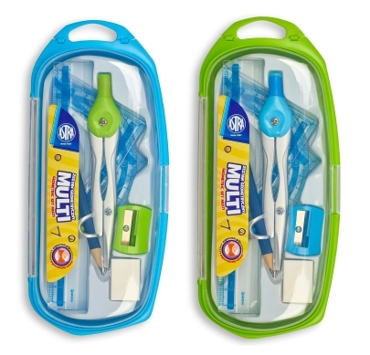 E-shop ASTRA Multi Sada na geometriu 8ks / Kovové kružidlo + príslušenstvo 405318003