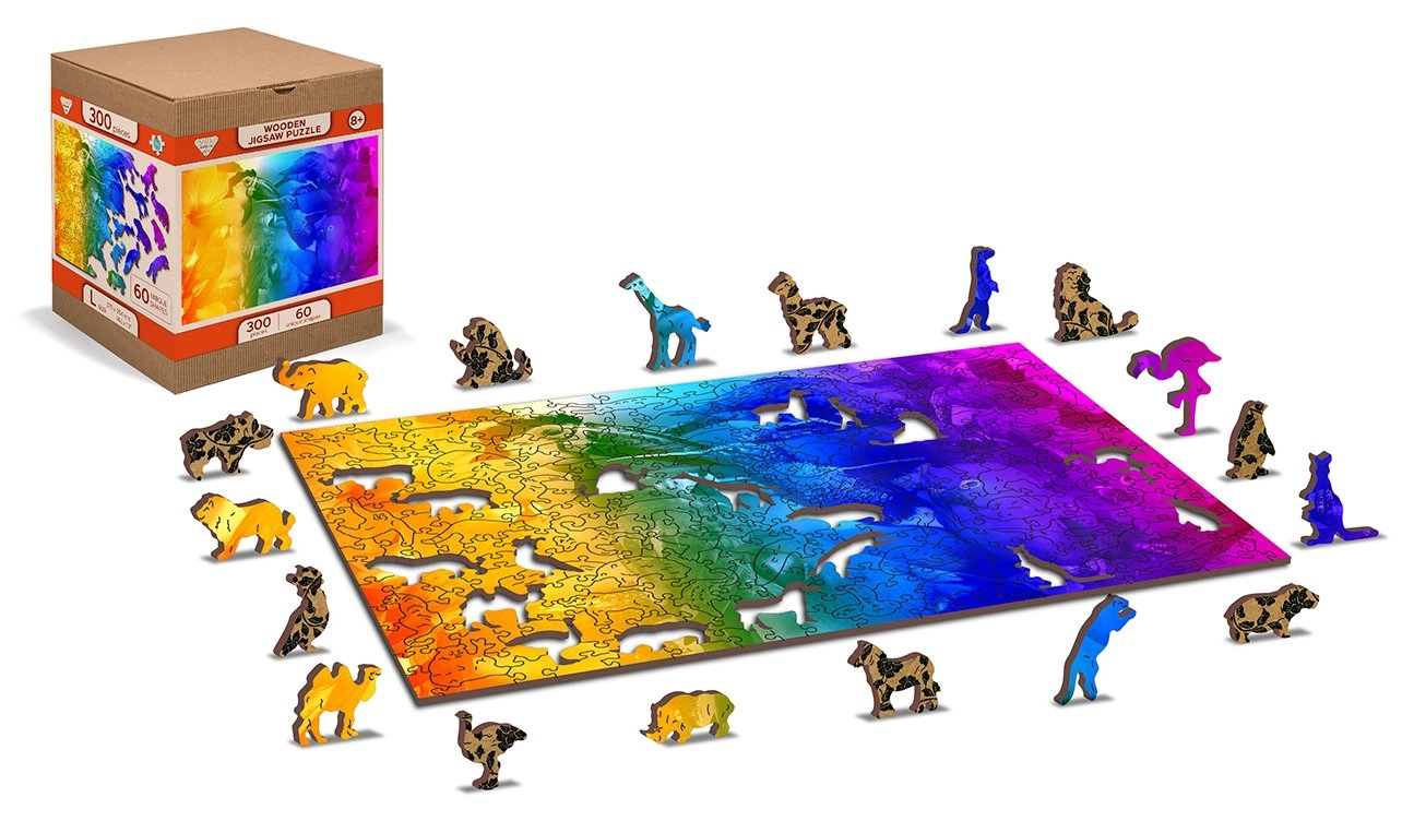 E-shop WOODEN CITY Dřevěné Ptačí ráj 2v1 EKO 300 dílků
