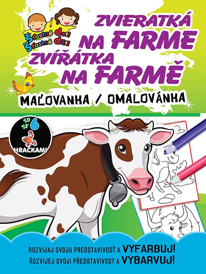 E-shop Maľovanka so hračkami Zvieratká na farme