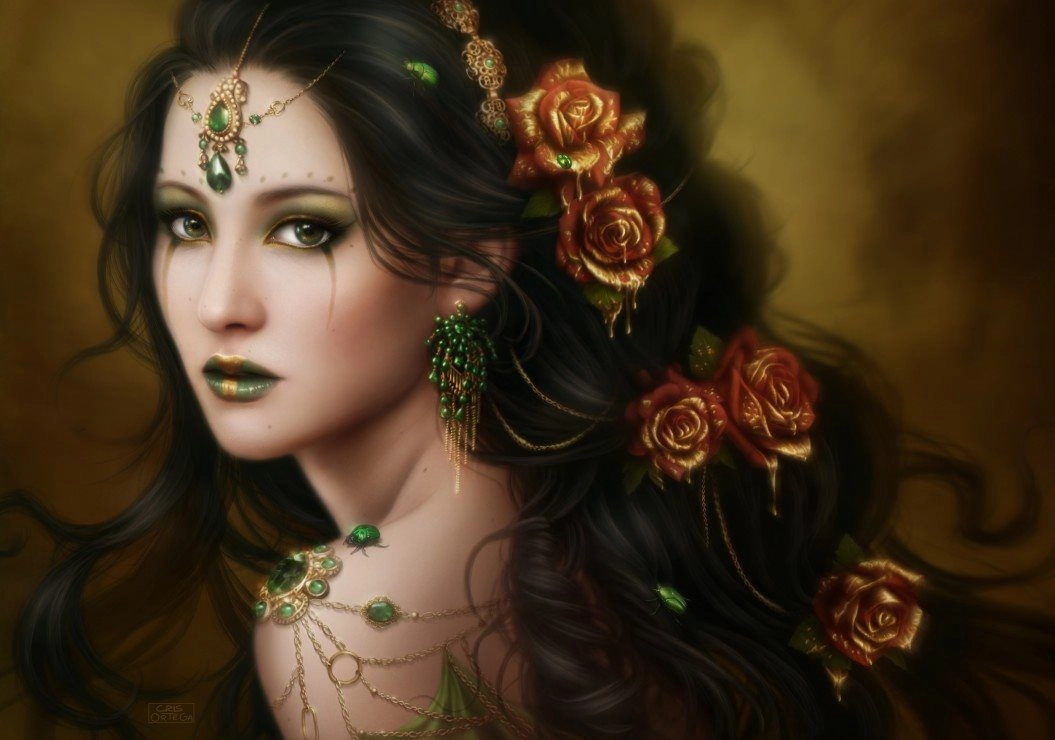 E-shop Grafika Ortega Golden Rose /0039/ 1000 dielov