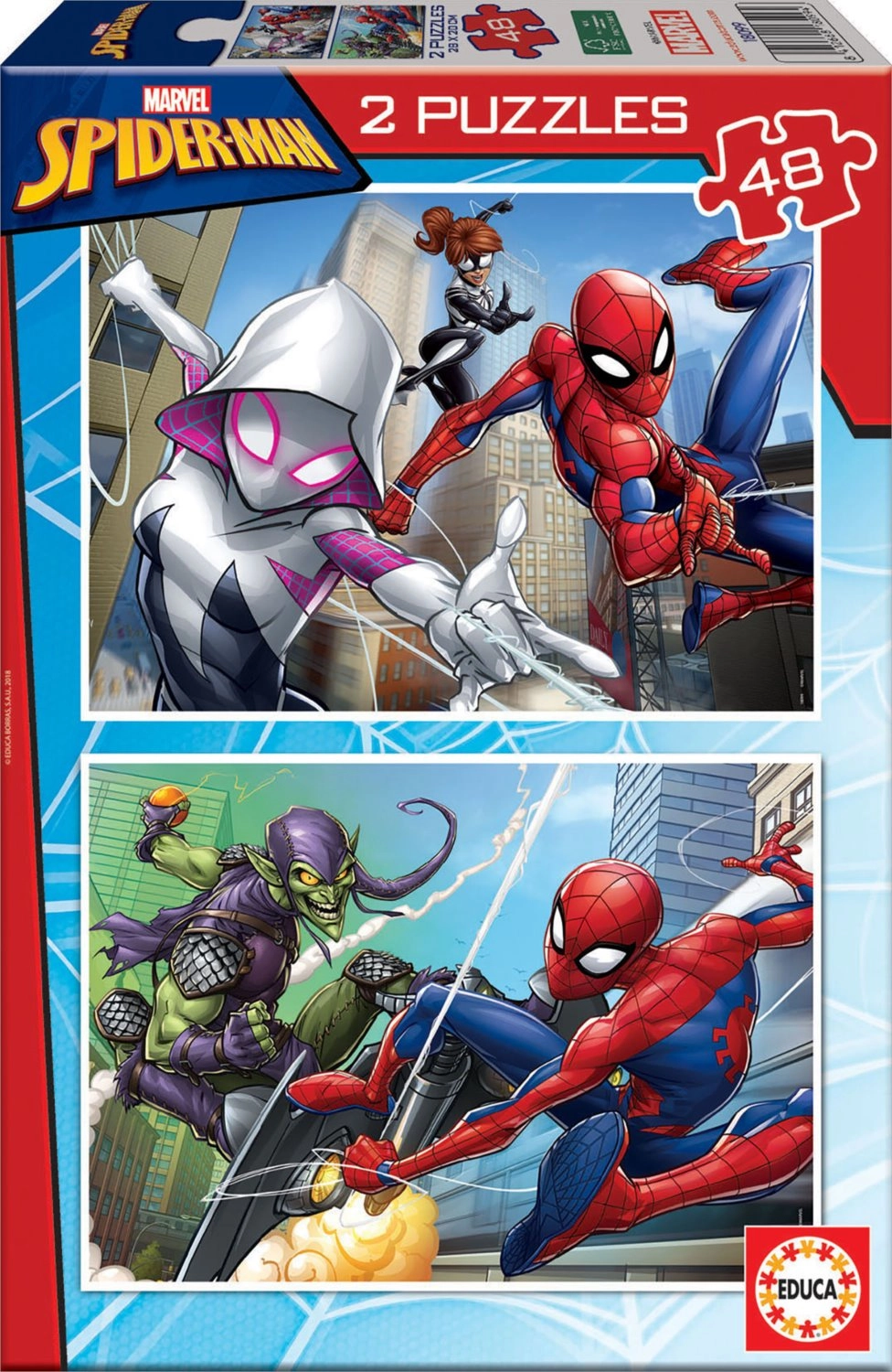 E-shop Educa Spider-Man 2 x 48 dielov