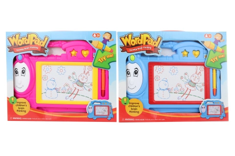 E-shop Kresliaca tabuľka Vláčik s ceruzkou a pečiatkami