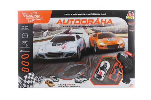 Popron.cz Autodráha 240 cm USB