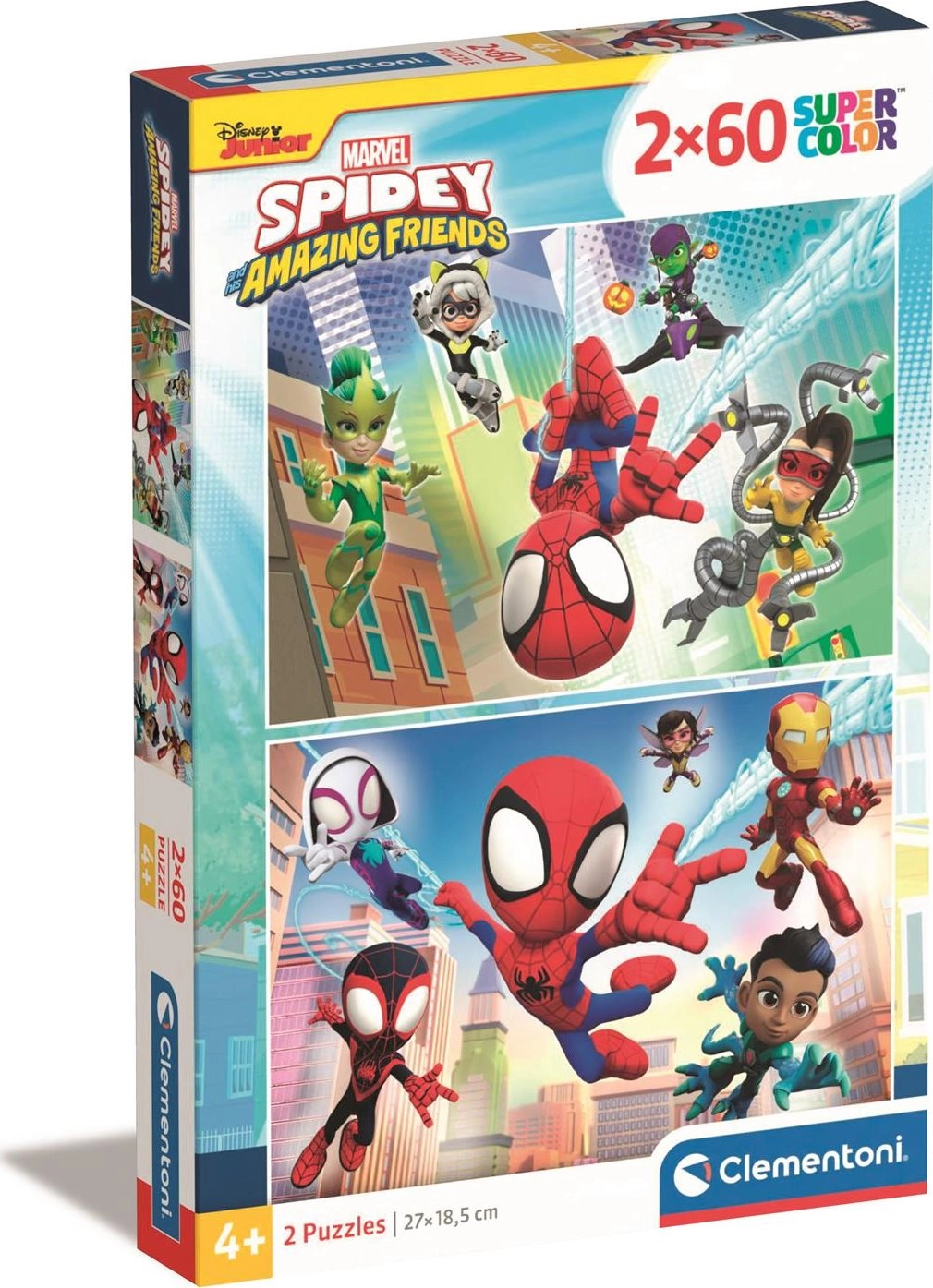 E-shop CLEMENTONI Spidey a jeho úžasní přátelé 2x60 dielov
