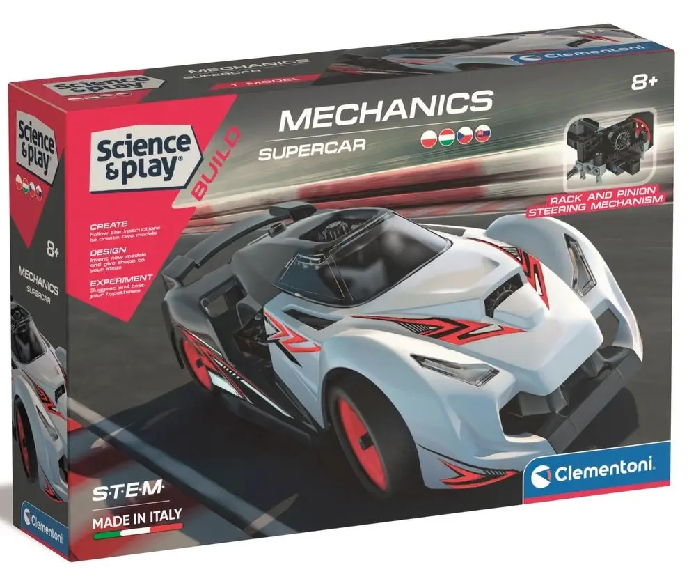 E-shop Clementoni Mechanická laboratoř Závodní auto Supercar