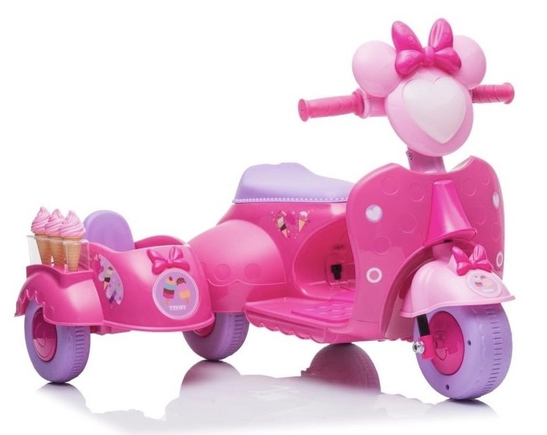 IMPORT LEANTOYS Zmrzlináreň Trojkolka JT5258 Ružová
