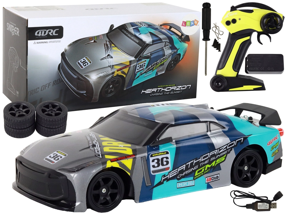 RC športové auto 4x4 1:16 so stabilizáciou a rýchlosťou 30 km/h