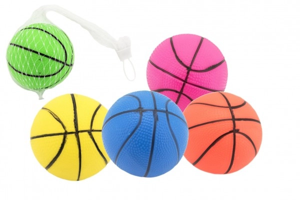 E-shop Míček basketbal guma 8 5cm mix barev