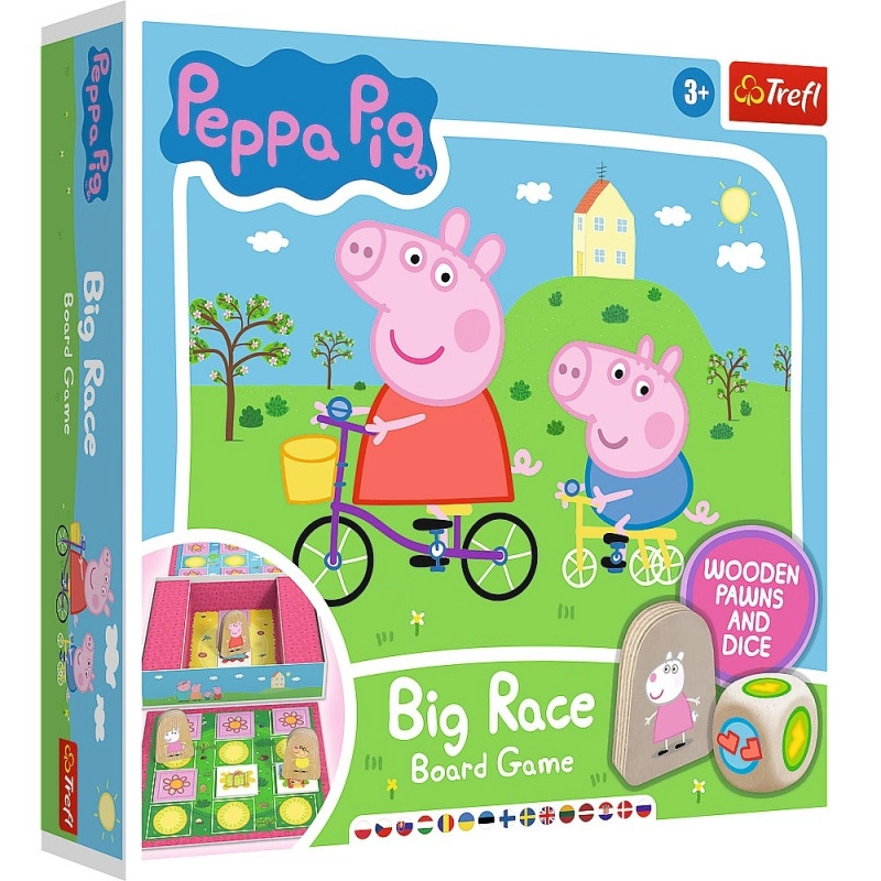 E-shop Trefl Hra Prasiatko Peppa: Veľký závod