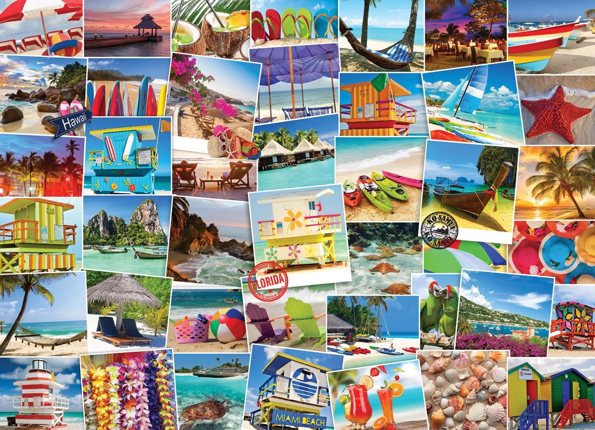 E-shop Eurographics puzzle Svetobežník – pláže 1000 dielikov