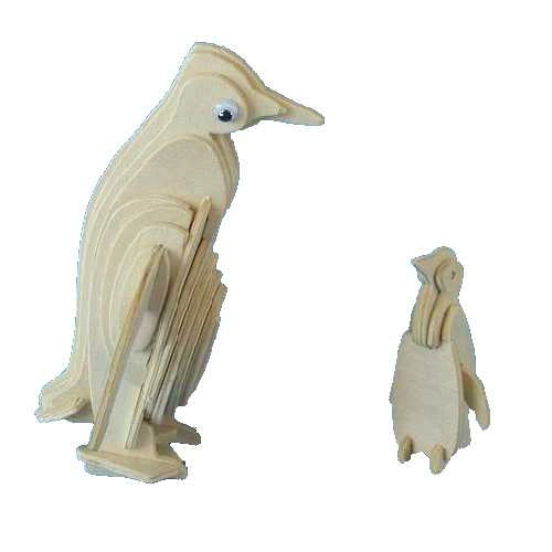 E-shop Woodcraft drevené 3D puzzle tučniak